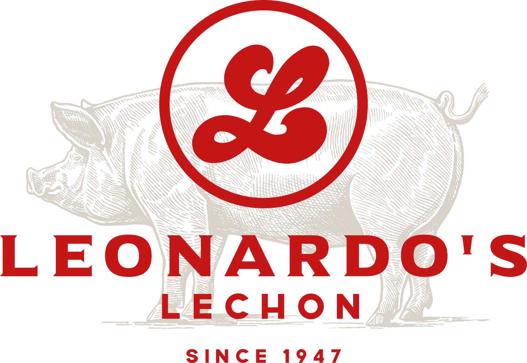 Leonardo's Lechon logo